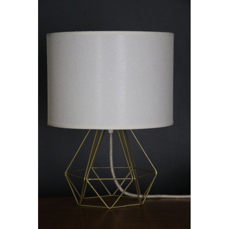 Empirical Style Table Light Gold Linen