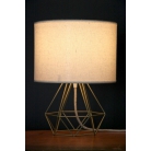 Empirical Style Table Light Gold Linen