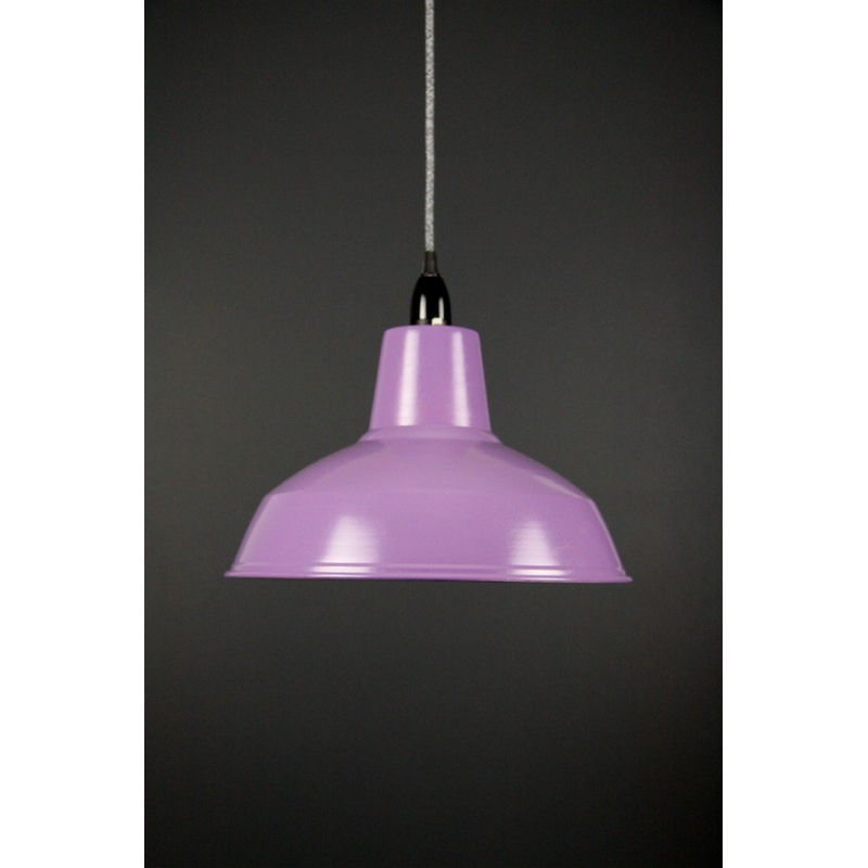 Metal Shade Pendant Purple