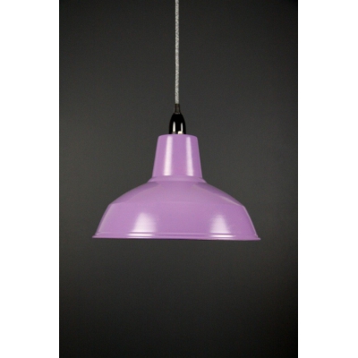 Metal Shade Pendant Purple