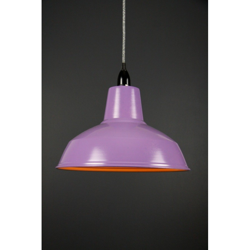 Metal Shade Pendant Purple