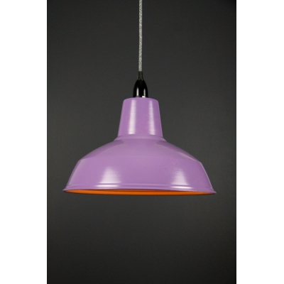 Metal Shade Pendant Purple