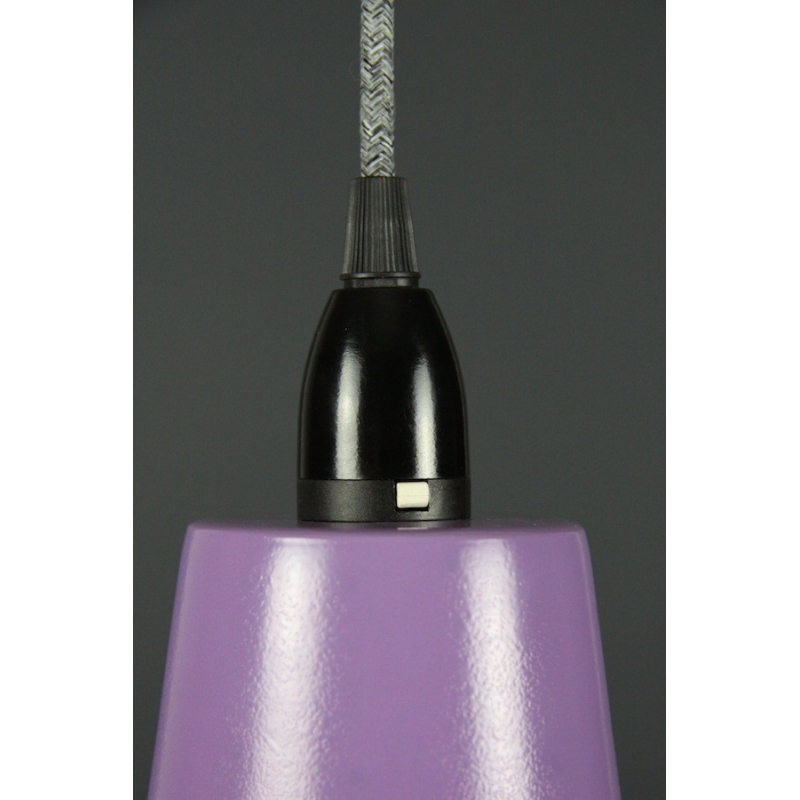 Metal Shade Pendant Purple