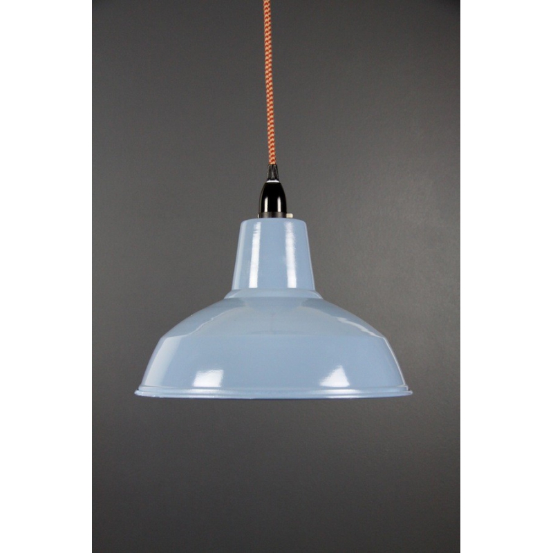 Metal Shade Pendant Storm Blue