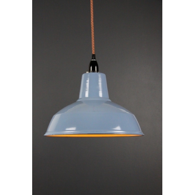 Metal Shade Pendant Storm Blue