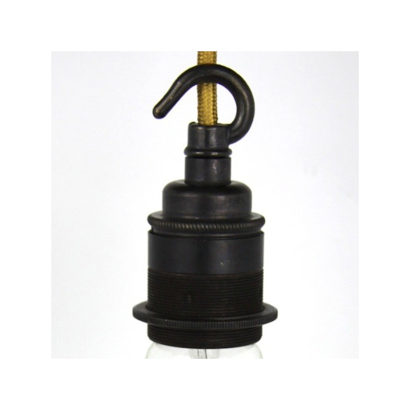 Lampholder Large Bronze with Hook