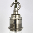 Lampholder Large Nickel with Hook