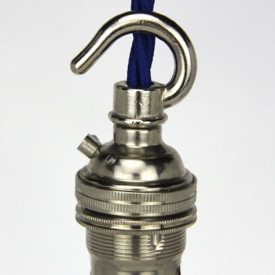 Lampholder Small Nickel with Hook bayonet B22