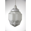 Art Deco Pendant: White