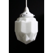 Art Deco Pendant: White