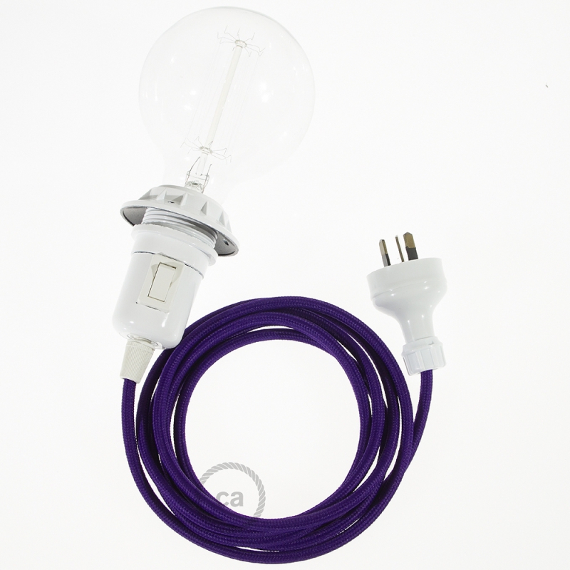 Create your RM14 Violet Rayon Snake for lampshade and bring the light wherever you want.