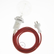 Create your RT94 Red Devil 3D Snake for lampshade and bring the light wherever you want.