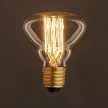 Vintage Golden Light Bulb BR95 Carbon Filament Cage 25W E27 Dimmable 2000K