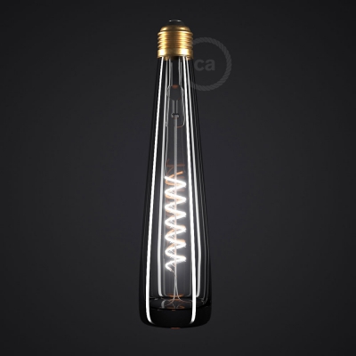 Black Bottle LED Designer Light Bulb 8W E27 Dimmable 2200K