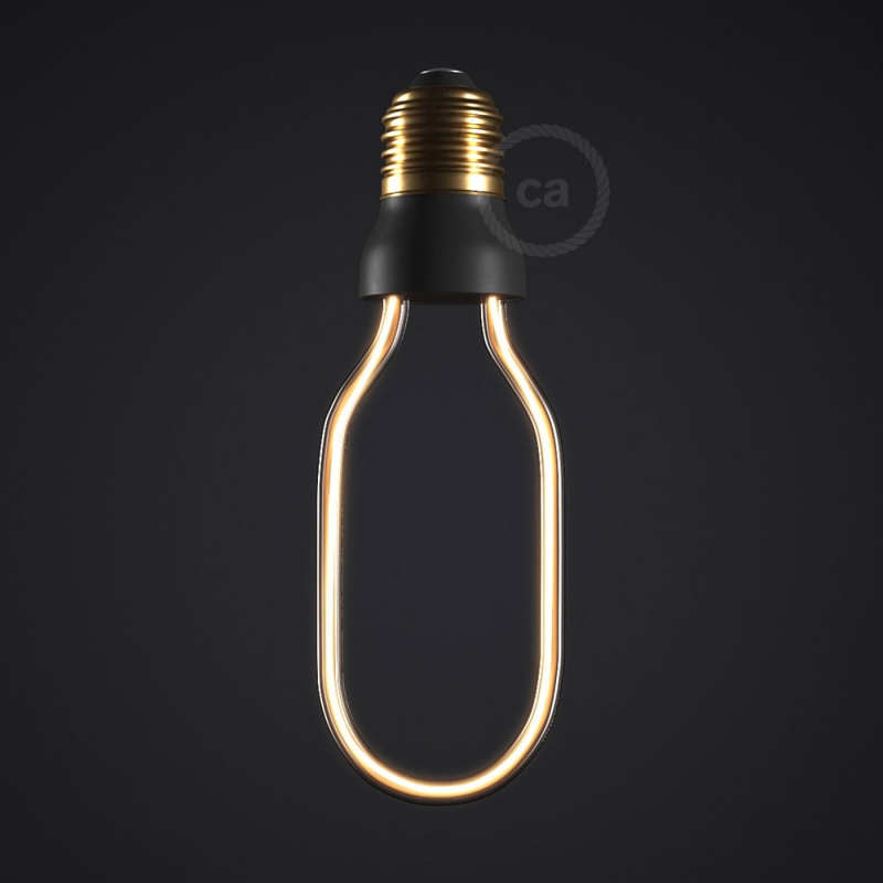 LED Art Tube Light Bulb 8W E27 Dimmable 2200K