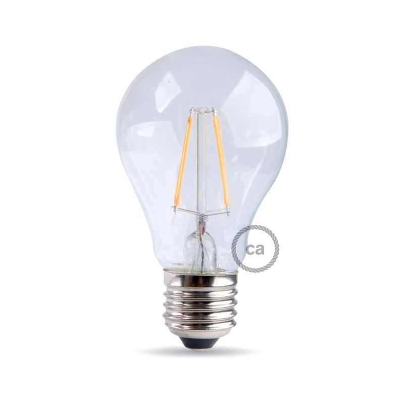 Light bulb filament Led Drop 4W E27 Clear