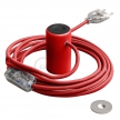 Magnetico®-Plug Red, ready-to-use magnetic lamp holder