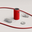 Magnetico®-Plug Red, ready-to-use magnetic lamp holder