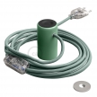 Magnetico®-Plug Green, ready-to-use magnetic lamp holder