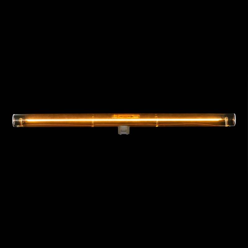 S14d LED linear line tube gold light bulb - 500 mm lenght 8W 2000K dimmable - for Syntax