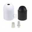 Rounded painted metal E27 lamp holder kit