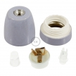 Porcelain E27 lamp holder kit