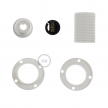 Thermoplastic E14 lamp holder kit for lampshade