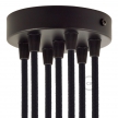 Cylindrical metal 7-hole ceiling rose kit