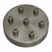 Cylindrical metal 7-hole ceiling rose kit