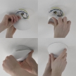 Cable Cup® Hide silicone ceiling rose kit