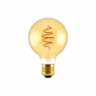 LED Bulb Globe G80 Golden Croissant Line with Spiral Filament 5W E27 Dimmable 2000K