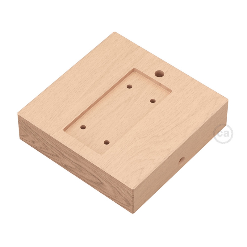 Square base for Archet(To) in natural wood