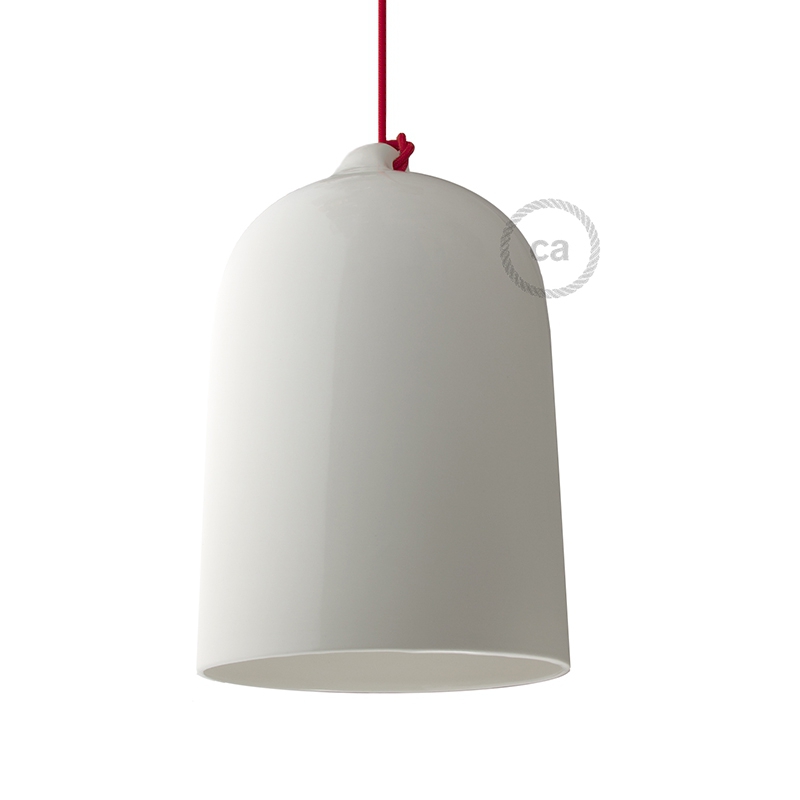 Bell XL ceramic lampshade for suspension - Made in Italy