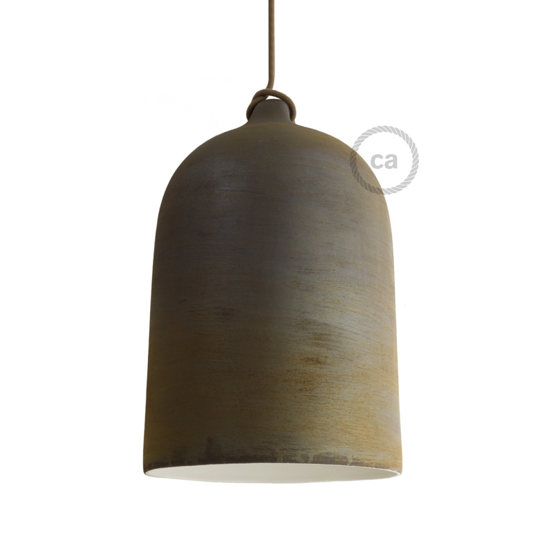 Bell XL ceramic lampshade for suspension - Made in Italy