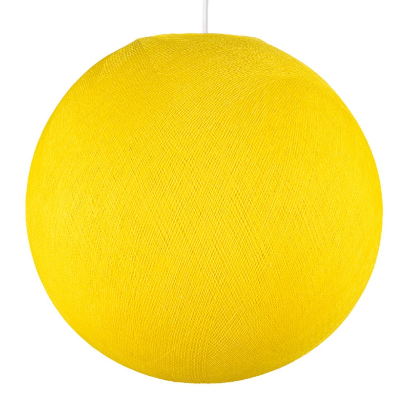 Sphere M lampshade made of polyester fiber, 35 cm diameter - 100% handmade