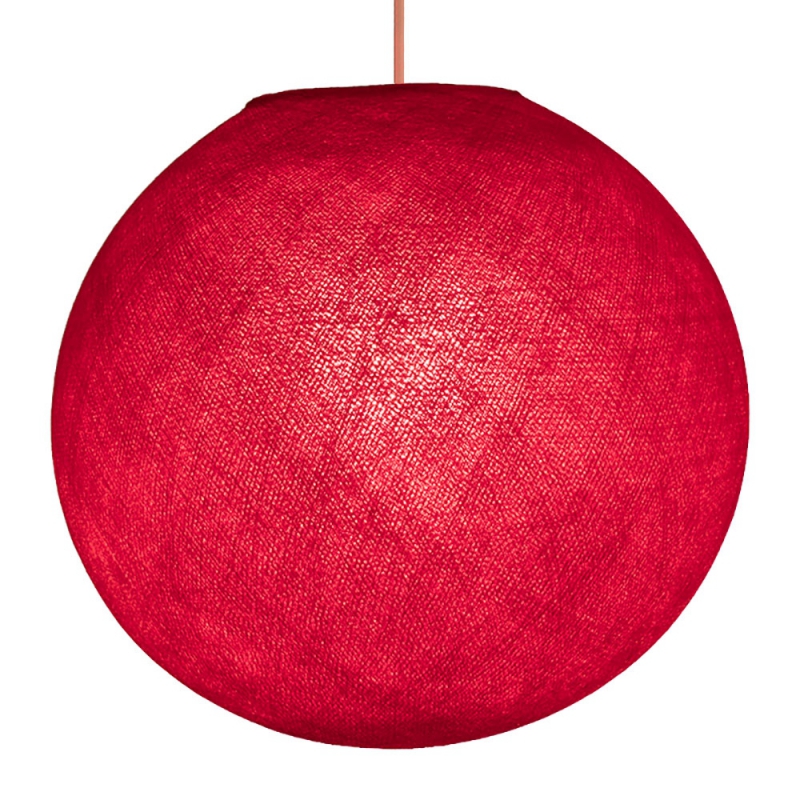 Sphere M lampshade made of polyester fiber, 35 cm diameter - 100% handmade