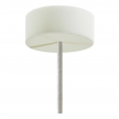 Pendant lamp with textile cable and silicone details - Made in Italy