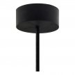 Pendant lamp with textile cable and silicone details - Made in Italy