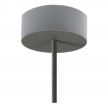 Pendant lamp with textile cable and silicone details - Made in Italy