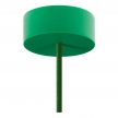 Pendant lamp with textile cable and silicone details - Made in Italy