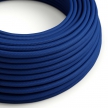 RM12 Blue Round Rayon Electrical Fabric Cloth Cord Cable