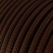 RM13 Brown Round Rayon Electrical Fabric Cloth Cord Cable