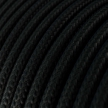 RM04 Black Round Rayon Electrical Fabric Cloth Cord Cable