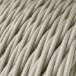 TM00 Ivory Twisted Rayon Electrical Fabric Cloth Cord Cable