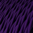 TM14 Violet Twisted Rayon Electrical Fabric Cloth Cord Cable