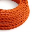 TM15 Orange Twisted Rayon Electrical Fabric Cloth Cord Cable