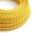 TM10 Yellow Twisted Rayon Electrical Fabric Cloth Cord Cable