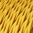 TM10 Yellow Twisted Rayon Electrical Fabric Cloth Cord Cable