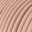 RM16 Baby Pink Round Rayon Electrical Fabric Cloth Cord Cable