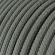 RM03 Grey Round Rayon Electrical Fabric Cloth Cord Cable